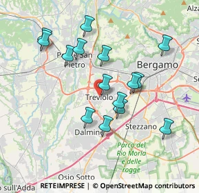 Mappa Vicolo Lavi, 24048 Treviolo BG, Italia (3.486)