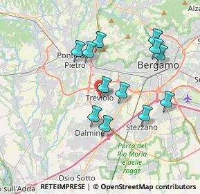 Mappa Vicolo Lavi, 24048 Treviolo BG, Italia (3.42417)