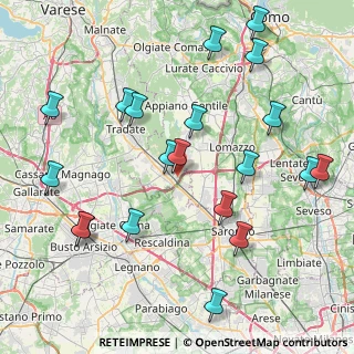 Mappa Via Sturzo Don, 22076 Mozzate CO, Italia (9.411)