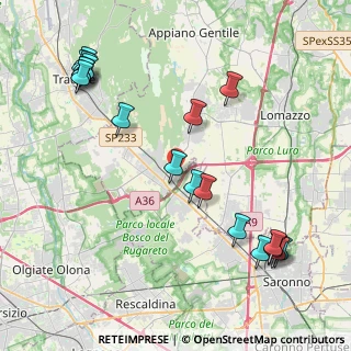 Mappa Via Sturzo Don, 22076 Mozzate CO, Italia (4.97842)