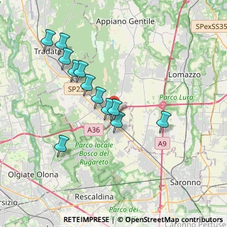 Mappa Via Sturzo Don, 22076 Mozzate CO, Italia (3.475)