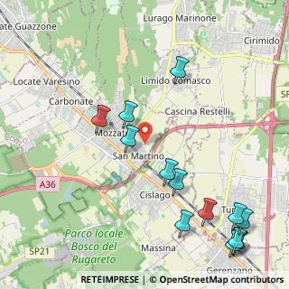 Mappa Via Sturzo Don, 22076 Mozzate CO, Italia (2.62462)