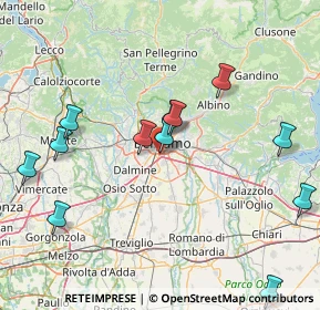 Mappa Via Enrico Fermi, 24035 Bergamo BG, Italia (17.34917)