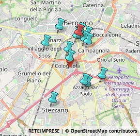 Mappa Via Enrico Fermi, 24035 Bergamo BG, Italia (1.48786)