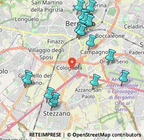 Mappa Via Enrico Fermi, 24035 Bergamo BG, Italia (2.2665)