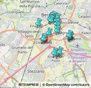 Mappa Via Enrico Fermi, 24035 Bergamo BG, Italia (1.498)