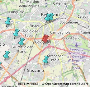 Mappa Via Enrico Fermi, 24035 Bergamo BG, Italia (3.01077)