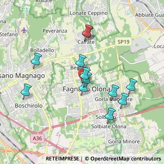 Mappa Via Giacomo Matteotti, 21054 Fagnano Olona VA, Italia (1.76417)