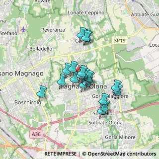 Mappa Via Giacomo Matteotti, 21054 Fagnano Olona VA, Italia (1.249)