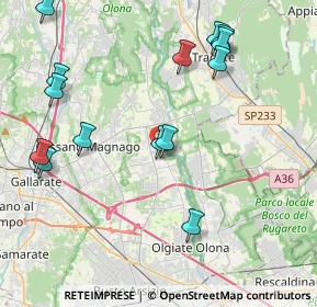 Mappa Via Giacomo Matteotti, 21054 Fagnano Olona VA, Italia (4.69143)