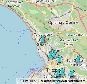 Mappa Via Cividale, 34136 Trieste TS, Italia (3.05333)