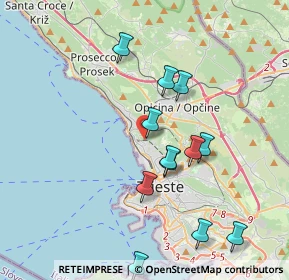 Mappa Via Cividale, 34136 Trieste TS, Italia (3.775)