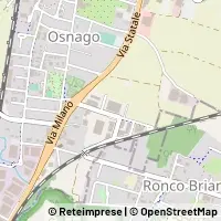 Karte Osnago