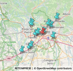 Mappa Via Bergamo, 24048 Treviolo BG, Italia (5.22538)