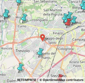 Mappa Via Bergamo, 24048 Treviolo BG, Italia (3.28786)
