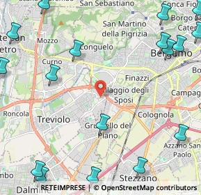 Mappa Via Bergamo, 24048 Treviolo BG, Italia (3.41667)