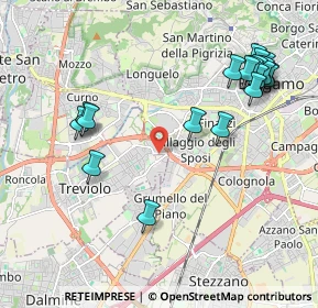 Mappa Via Bergamo, 24048 Treviolo BG, Italia (2.356)