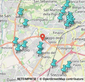 Mappa Via Bergamo, 24048 Treviolo BG, Italia (2.60333)