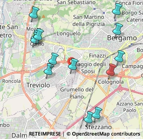 Mappa Via Bergamo, 24048 Treviolo BG, Italia (2.35154)