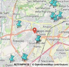 Mappa Via Bergamo, 24048 Treviolo BG, Italia (2.74727)