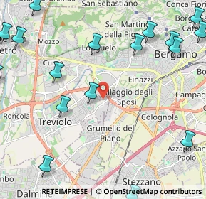 Mappa Via Bergamo, 24048 Treviolo BG, Italia (3.19889)