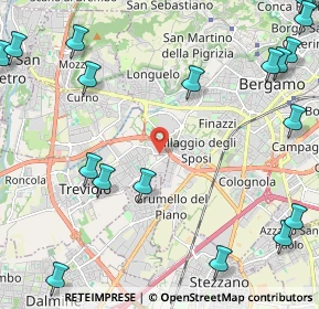 Mappa Via Bergamo, 24048 Treviolo BG, Italia (3.368)