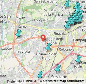 Mappa Via Bergamo, 24048 Treviolo BG, Italia (3.1135)