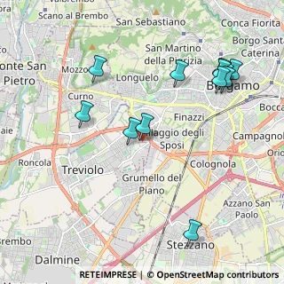 Mappa Via Bergamo, 24048 Treviolo BG, Italia (2.24833)