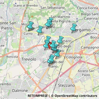 Mappa Via Bergamo, 24048 Treviolo BG, Italia (1.254)