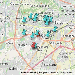 Mappa Via Bergamo, 24048 Treviolo BG, Italia (1.641)