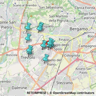 Mappa Via Bergamo, 24048 Treviolo BG, Italia (1.19833)