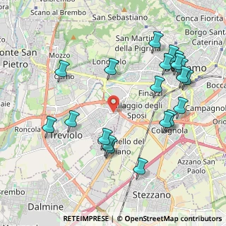 Mappa Via Bergamo, 24048 Treviolo BG, Italia (2.267)