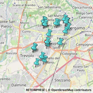 Mappa Via Bergamo, 24048 Treviolo BG, Italia (1.6505)