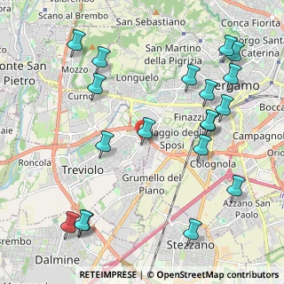 Mappa Via Bergamo, 24048 Treviolo BG, Italia (2.54263)