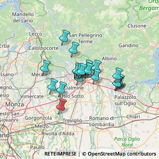 Mappa Via Bergamo, 24048 Treviolo BG, Italia (9.6355)