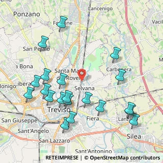 Mappa Via Giuseppe Massari, 31100 Treviso TV, Italia (2.322)