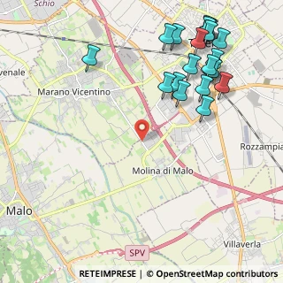 Mappa Via Industria, 36034 Malo VI, Italia (2.6255)