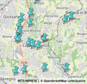 Mappa Viale Trento e Trieste, 20841 Carate Brianza MB, Italia (2.38)