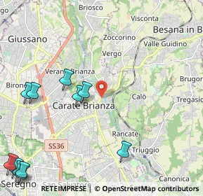 Mappa Viale Trento e Trieste, 20841 Carate Brianza MB, Italia (3.14273)