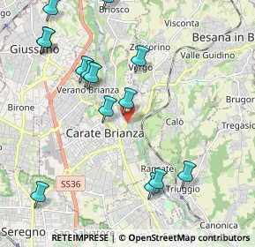 Mappa Viale Trento e Trieste, 20841 Carate Brianza MB, Italia (2.34571)