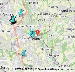 Mappa Viale Trento e Trieste, 20841 Carate Brianza MB, Italia (2.59357)