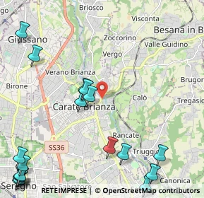 Mappa Viale Trento e Trieste, 20841 Carate Brianza MB, Italia (3.21222)
