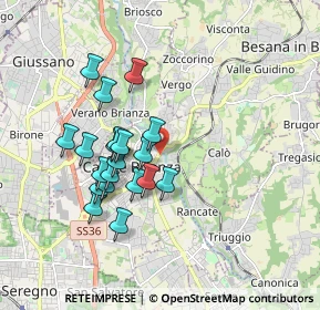 Mappa Viale Trento e Trieste, 20841 Carate Brianza MB, Italia (1.566)