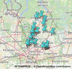 Mappa Viale Trento e Trieste, 20841 Carate Brianza MB, Italia (10.593)