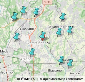 Mappa Viale Trento e Trieste, 20841 Carate Brianza MB, Italia (4.75083)