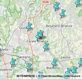 Mappa Viale Trento e Trieste, 20841 Carate Brianza MB, Italia (6.814)