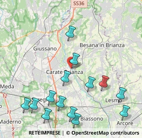 Mappa Viale Trento e Trieste, 20841 Carate Brianza MB, Italia (4.89429)