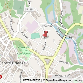Mappa Via Piave, 9, 20841 Carate Brianza, Monza e Brianza (Lombardia)
