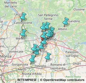 Mappa Via Carlo Alberto dalla Chiesa n. 13 capannone, 24048 Treviolo BG, Italia (9.85375)