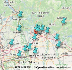 Mappa Via Carlo Alberto dalla Chiesa n. 13 capannone, 24048 Treviolo BG, Italia (14.92133)